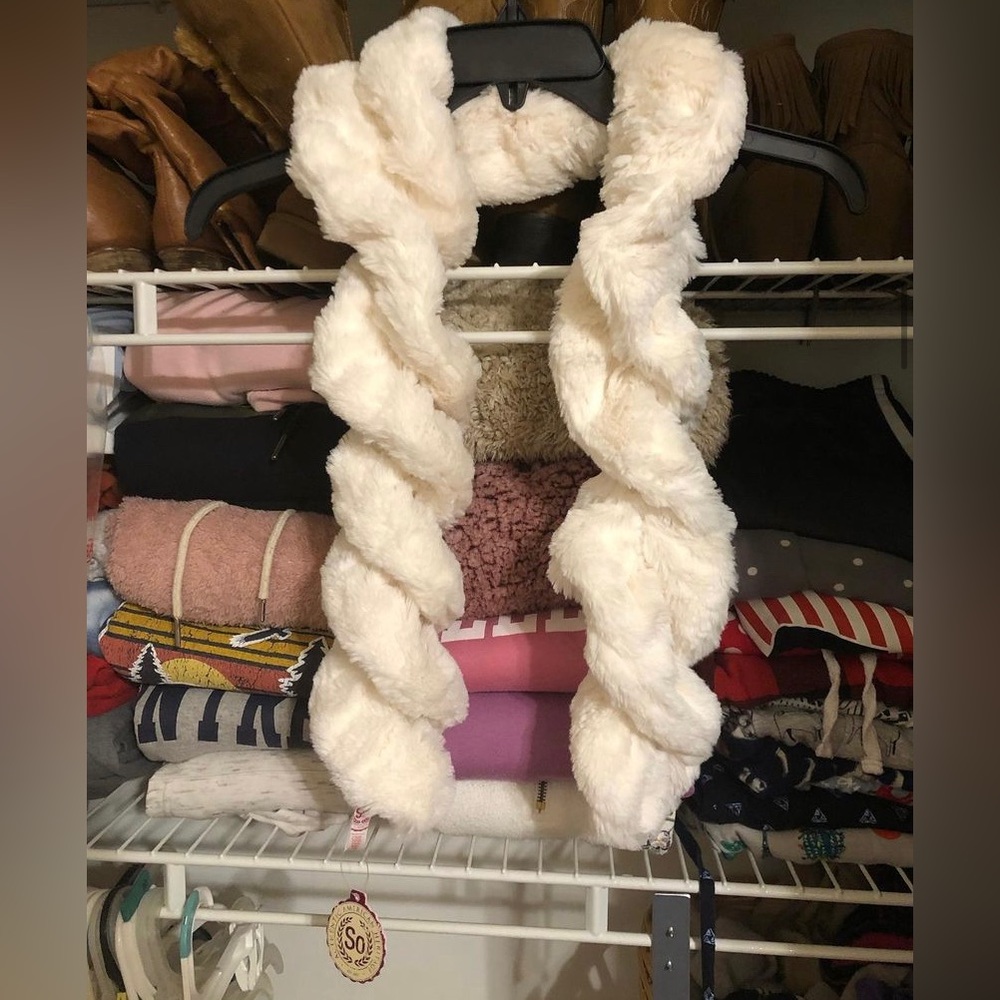 white scarf